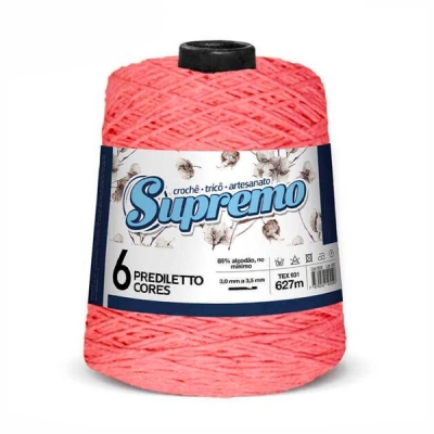 BARBANTE PREDILETTO Nº 6 600g - SUPREMO FIOS (74 GOIABA)