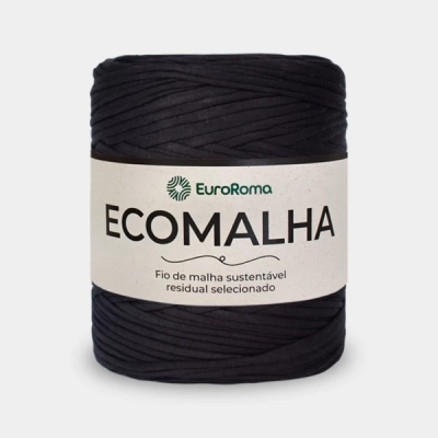 FIO DE MALHA EUROROMA ECOMALHA 140m (TONS DE PRETO)