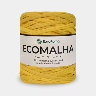 FIO DE MALHA EUROROMA ECOMALHA 140m (TONS DE AMARELO)