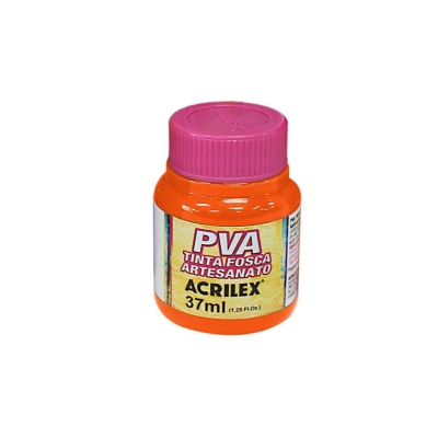  TINTA PVA ACRILEX 37ML (517 LARANJA)