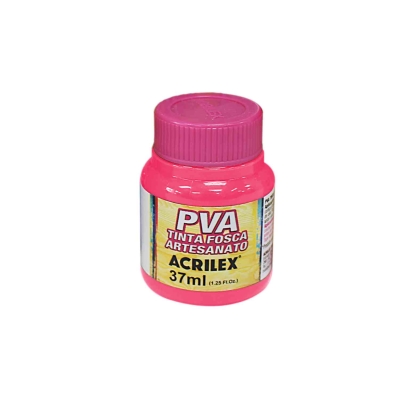 TINTA PVA ACRILEX 37ML (542 ROSA ESCURO)