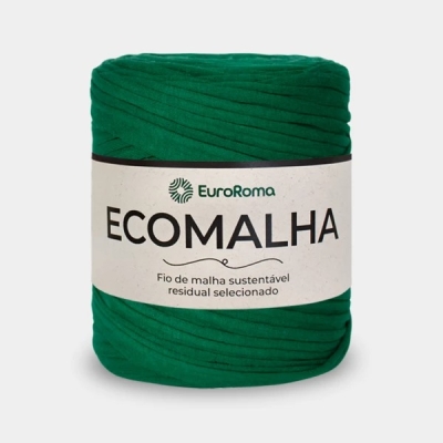 FIO DE MALHA EUROROMA ECOMALHA 140m (TONS DE VERDE FORTE)