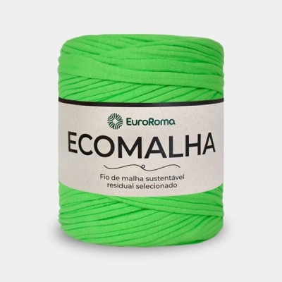 FIO DE MALHA EUROROMA ECOMALHA 140m (TONS DE VERDE CLARO)