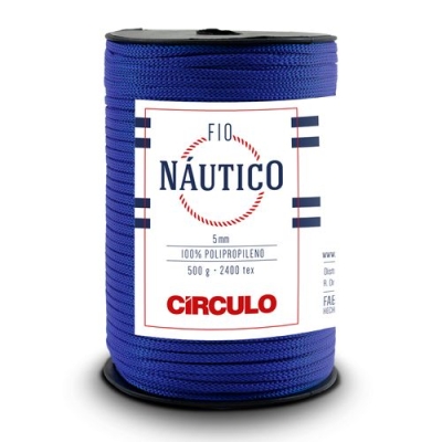 FIO NÁUTICO CÍRCULO 5MM 500G (2829 AZUL BIC)