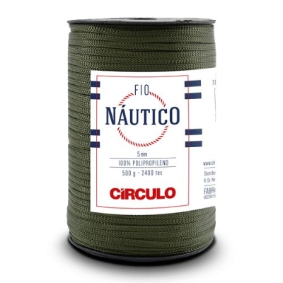 FIO NÁUTICO CÍRCULO 5MM 500G (5368 MILITAR)