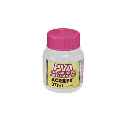 TINTA PVA ACRILEX 37ML (519 BRANCO)