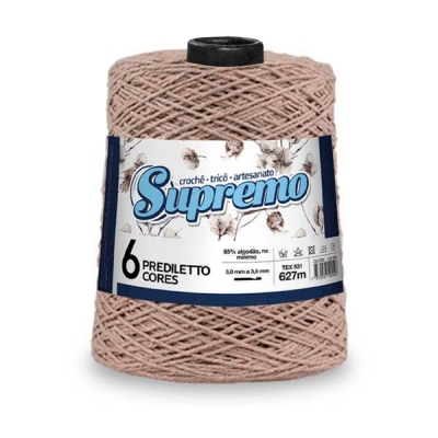 BARBANTE PREDILETTO Nº 6 600g - SUPREMO FIOS (75 CARAMELO)