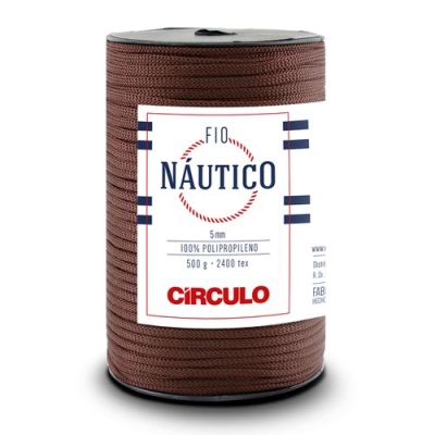 FIO NÁUTICO CÍRCULO 5MM 500G (7382 CHOCOLATE)