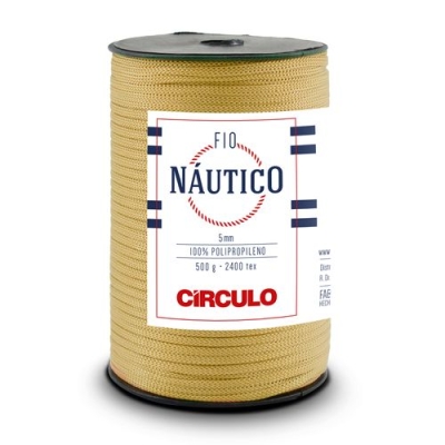 FIO NÁUTICO CÍRCULO 5MM 500G (7625 CASTANHA)