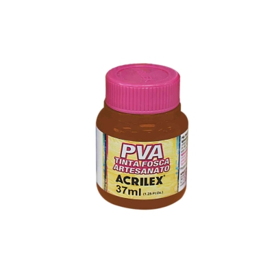 TINTA PVA ACRILEX 37ML (531 MARROM)