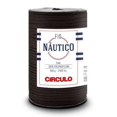 FIO NÁUTICO CÍRCULO 5MM 500G (7311 TABACO)