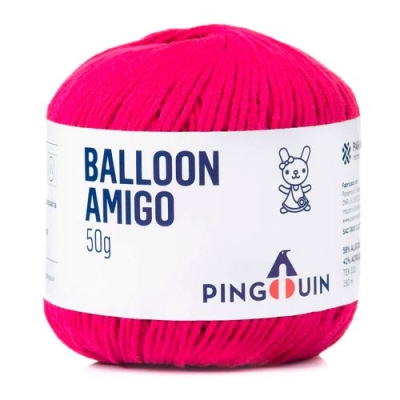 LINHA BALLOON AMIGO 50g 8348 (ROSE RED)